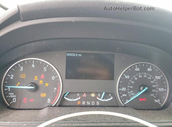 MAJ6P1CL6JC239320 2018 FORD ECOSPORT Burgundy ხელსაწყოთა პანელის ხედი