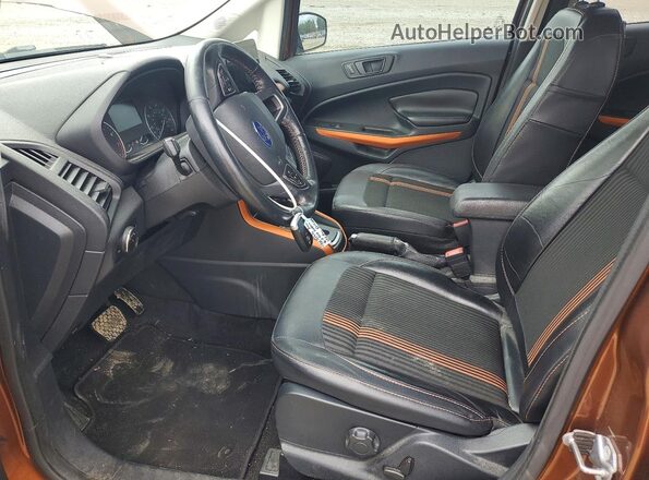 MAJ6P1CL6JC239320 2018 FORD ECOSPORT Burgundy წინა სალონის ხედი