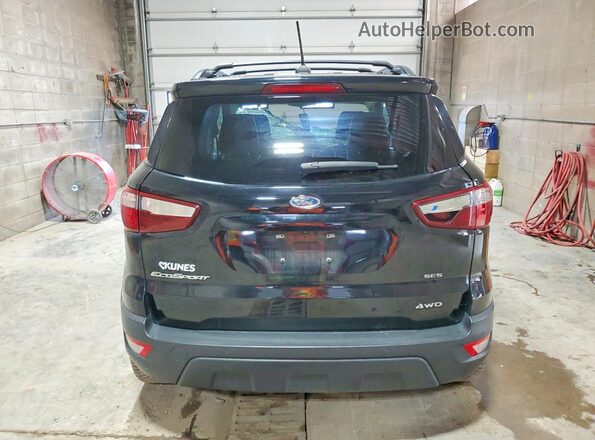 MAJ6P1CL6JC247191 2018 FORD ECOSPORT Black Вид ззаду