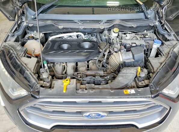 MAJ6P1CL6JC247191 2018 FORD ECOSPORT Black Вид підкапотного простору