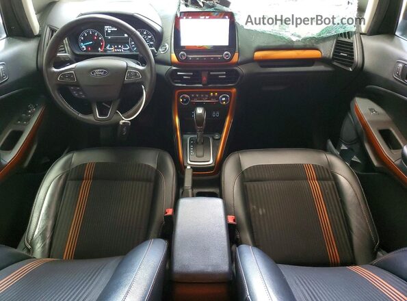 MAJ6P1CL6JC247191 2018 FORD ECOSPORT Black Вид панелі приладів