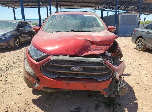 MAJ6P1CL7JC194047 2018 FORD ECOSPORT Red Vista frontal