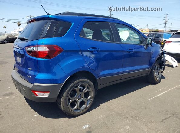 MAJ6P1CL8JC158531 2018 FORD ECOSPORT Blue Tył prawy