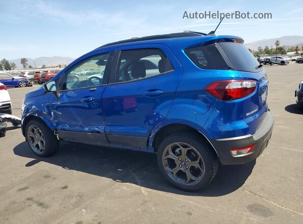 MAJ6P1CL8JC158531 2018 FORD ECOSPORT Blue Tył lewy