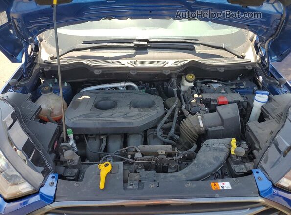 MAJ6P1CL8JC158531 2018 FORD ECOSPORT Blue Widok komory silnika