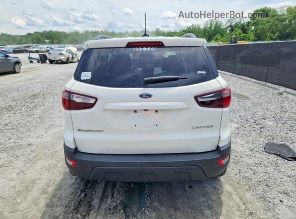 MAJ6P1CL8JC187298 2018 FORD ECOSPORT White Widok z tyłu