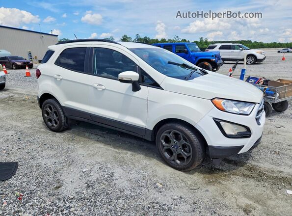 MAJ6P1CL8JC187298 2018 FORD ECOSPORT White Przód prawy