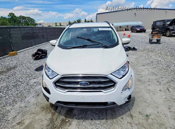 MAJ6P1CL8JC187298 2018 FORD ECOSPORT White Widok z przodu