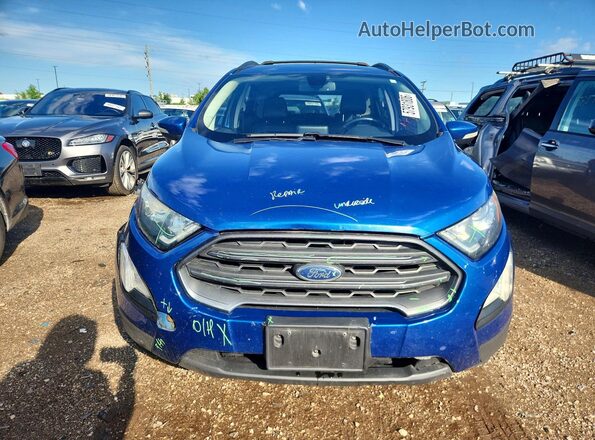 MAJ6P1CL8JC247192 2018 FORD ECOSPORT Blue Դիմացի տեսք