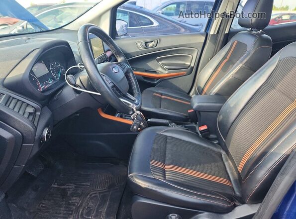 MAJ6P1CL8JC247192 2018 FORD ECOSPORT Blue Սալոնի դիմացի տեսք