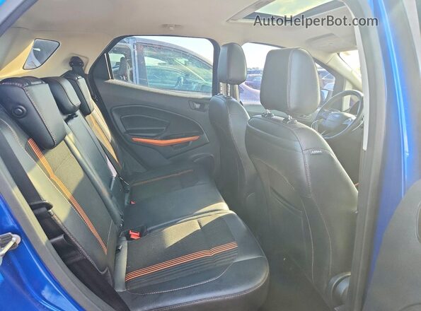 MAJ6P1CL8JC247192 2018 FORD ECOSPORT Blue Հետևի նստատեղերի տեսք