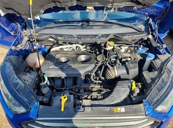 MAJ6P1CL8JC247192 2018 FORD ECOSPORT Blue Սալոնի հետևի տեսք