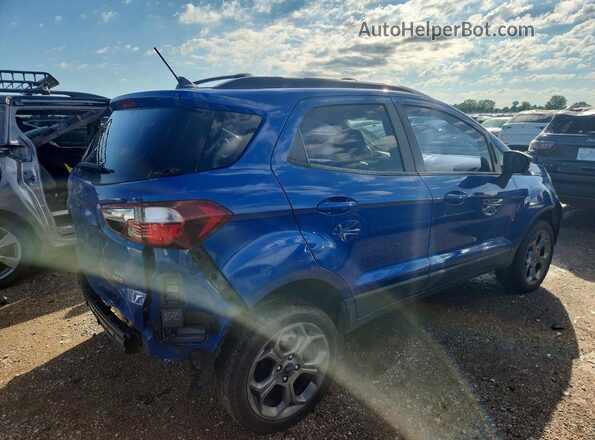 MAJ6P1CL8JC247192 2018 FORD ECOSPORT Blue Հետևի աջ