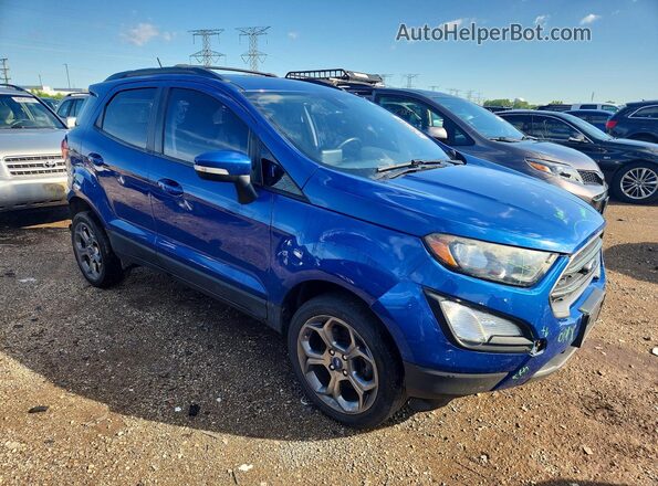 MAJ6P1CL8JC247192 2018 FORD ECOSPORT Blue Առջևի աջ