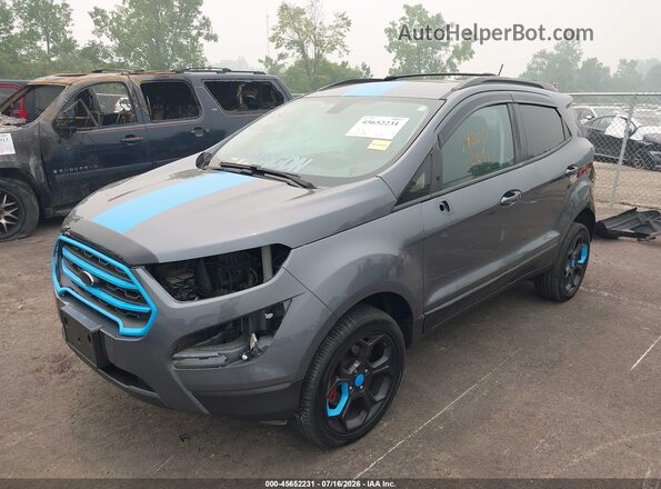 MAJ6P1CL9JC198052 2018 FORD ECOSPORT Gray Przód lewy