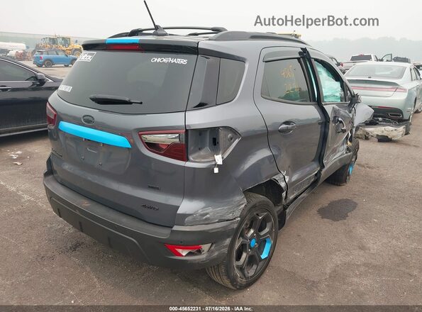 MAJ6P1CL9JC198052 2018 FORD ECOSPORT Gray Tył prawy