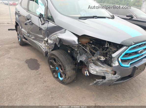 MAJ6P1CL9JC198052 2018 FORD ECOSPORT Gray Widok z przodu