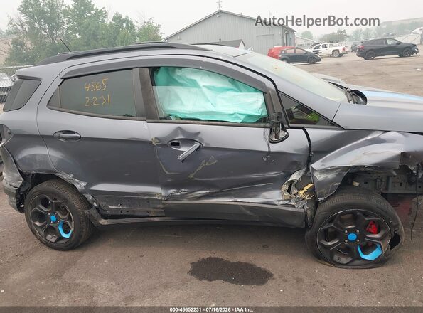 MAJ6P1CL9JC198052 2018 FORD ECOSPORT Gray Widok wnętrza z tyłu