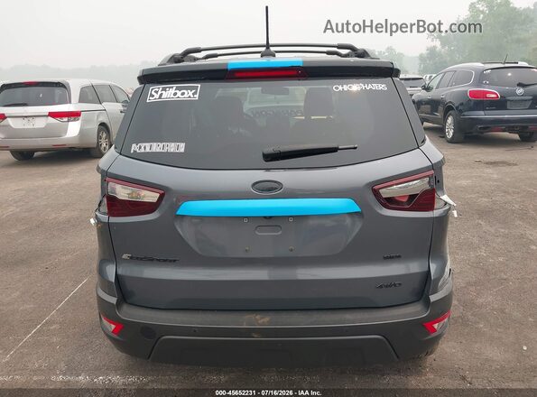 MAJ6P1CL9JC198052 2018 FORD ECOSPORT Gray 