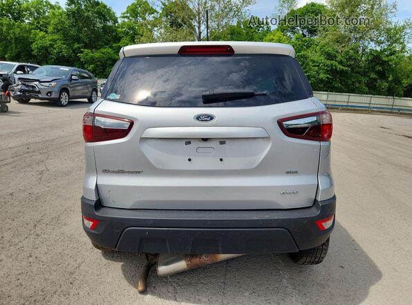 MAJ6P1CL9JC246519 2018 FORD ECOSPORT Silver Rear view
