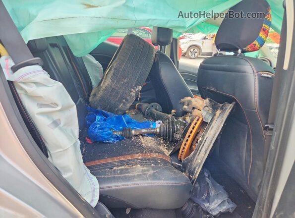 MAJ6P1CL9JC246519 2018 FORD ECOSPORT Silver Rear interior view