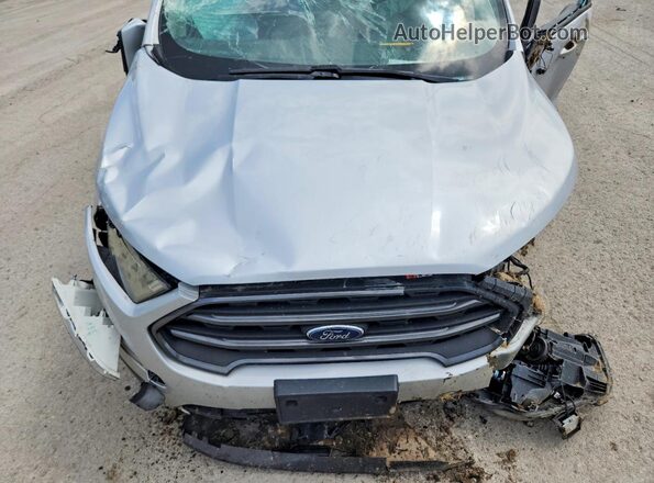 MAJ6P1CL9JC246519 2018 FORD ECOSPORT Silver Engine compartment view