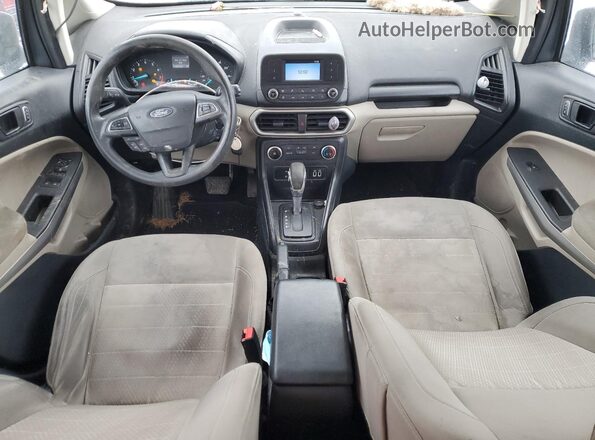MAJ6P1SL4JC228138 2018 FORD ECOSPORT Gray Dashboard view
