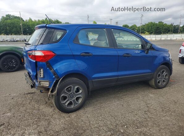 MAJ6P1SL6JC197300 2018 FORD ECOSPORT Blue Rear right