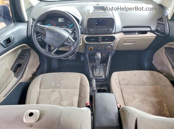 MAJ6P1SL7JC178495 2018 FORD ECOSPORT Black Dashboard view