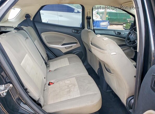 MAJ6P1SL7JC178495 2018 FORD ECOSPORT Black Rear seats view
