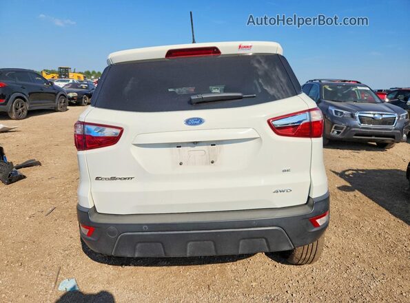MAJ6P1UL0JC239022 2018 FORD ECOSPORT White Widok z tyłu