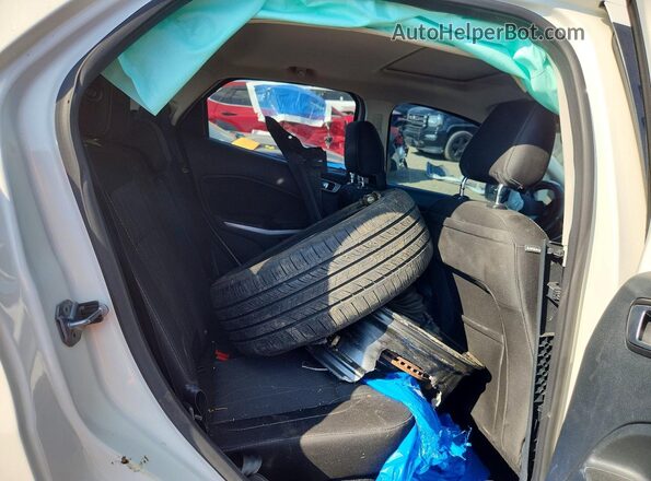 MAJ6P1UL0JC239022 2018 FORD ECOSPORT White Widok tylnych siedzeń