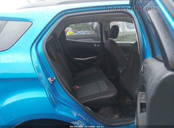 MAJ6P1UL1JC198318 2018 FORD ECOSPORT Blue Vista de la etiqueta del VIN