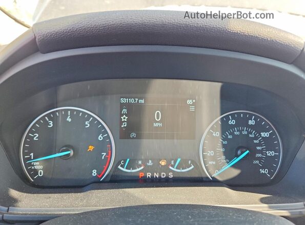 MAJ6P1UL2JC182984 2018 FORD ECOSPORT Черный Вид щитка приборов