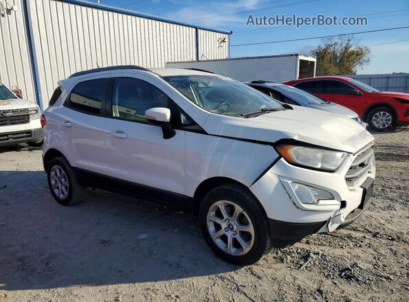 MAJ6P1UL2JC220309 2018 FORD ECOSPORT Белый Передняя правая четверть