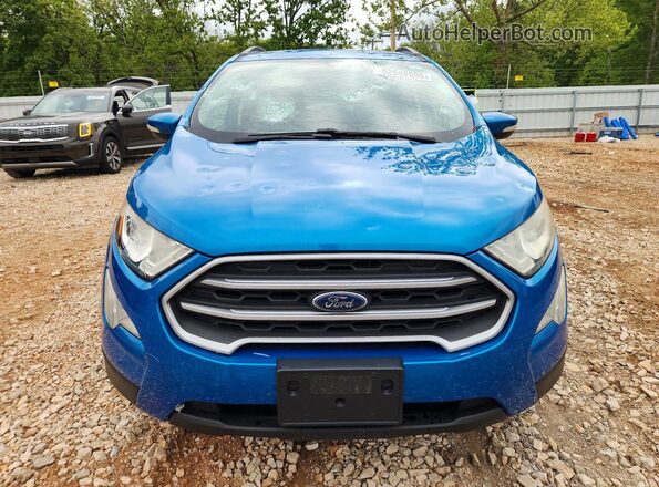 MAJ6P1UL2JC238664 2018 FORD ECOSPORT Blue Front view
