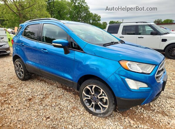 MAJ6P1UL2JC238664 2018 FORD ECOSPORT Blue Front right