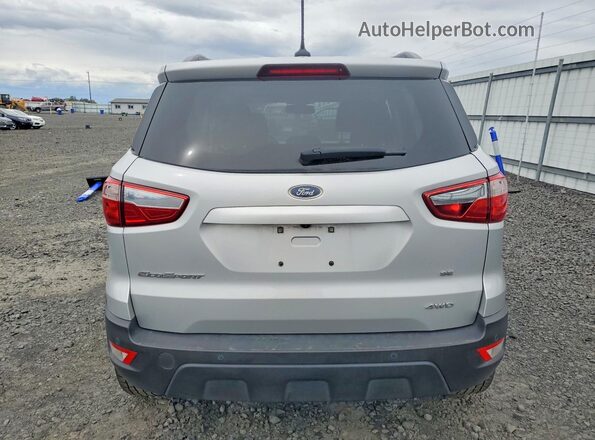 MAJ6P1UL3JC172075 2018 FORD ECOSPORT Silver Vista trasera