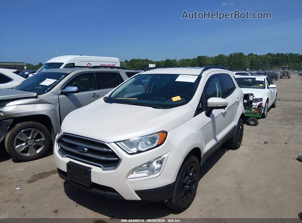 MAJ6P1UL3JC199406 2018 FORD ECOSPORT White Przód lewy