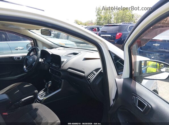 MAJ6P1UL3JC199406 2018 FORD ECOSPORT White Widok wnętrza z przodu