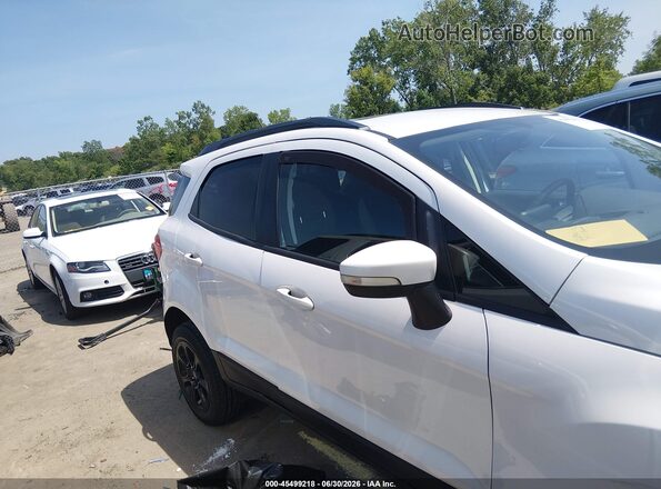 MAJ6P1UL3JC199406 2018 FORD ECOSPORT White Widok wnętrza z tyłu