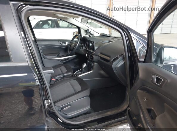 MAJ6P1UL3JC221775 2018 FORD ECOSPORT Black Front interior view