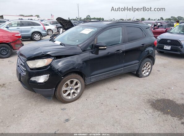MAJ6P1UL3JC227897 2018 FORD ECOSPORT Black Առջևի ձախ երեք քառորդ տեսարան