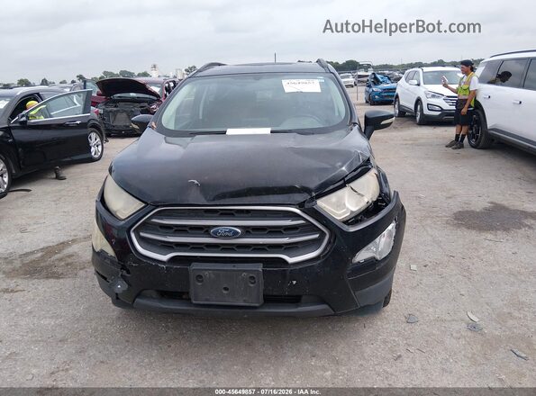 MAJ6P1UL3JC227897 2018 FORD ECOSPORT Black Սարքավորումների վահանակի տեսք