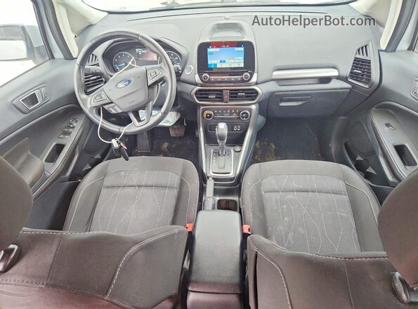MAJ6P1UL3JC229021 2018 FORD ECOSPORT Серебряный Вид панели приборов