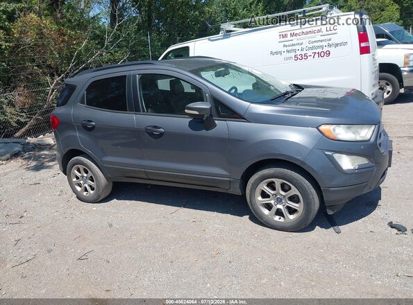 MAJ6P1UL4JC173980 2018 FORD ECOSPORT Gray Widok wnętrza z tyłu