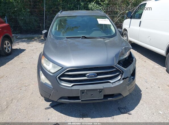 MAJ6P1UL4JC173980 2018 FORD ECOSPORT Gray Widok zestawu wskaźników