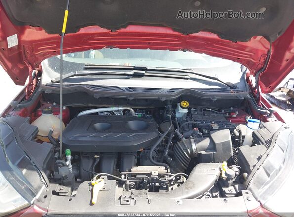 MAJ6P1UL4JC183859 2018 FORD ECOSPORT Red Widok z tyłu