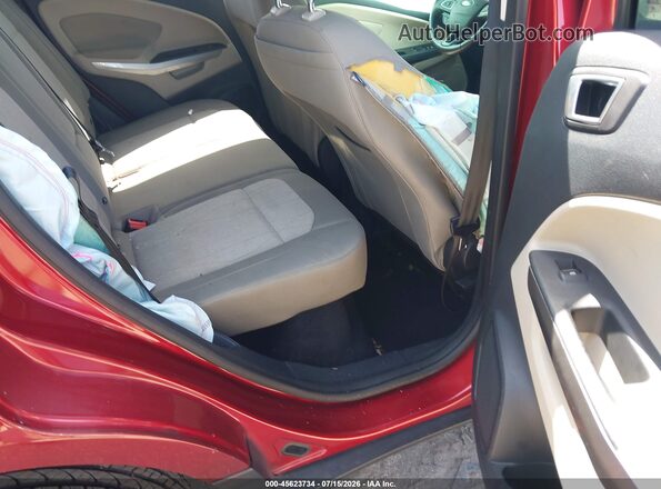 MAJ6P1UL4JC183859 2018 FORD ECOSPORT Red Widok naklejki z numerem VIN