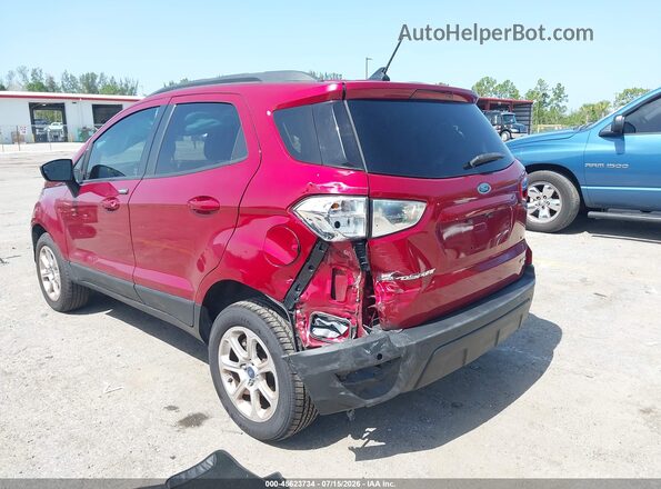 MAJ6P1UL4JC183859 2018 FORD ECOSPORT Red Widok z przodu